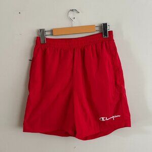 Red Champion shorts